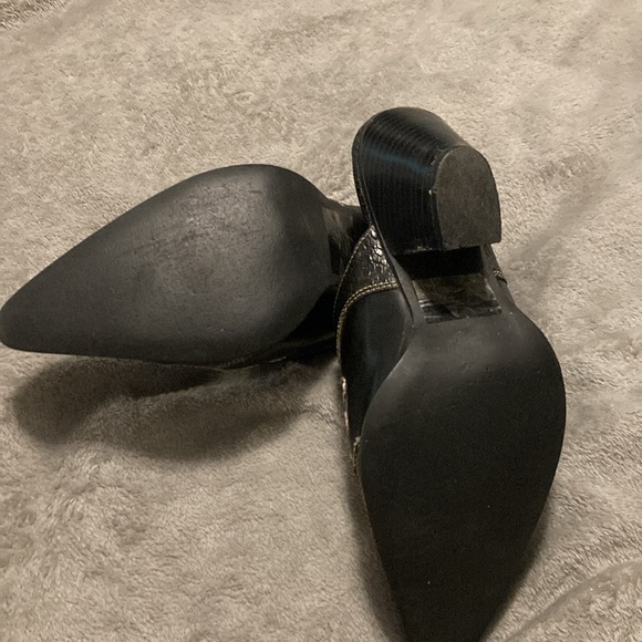 Mule slip on cow girl boots - Picture 3 of 4